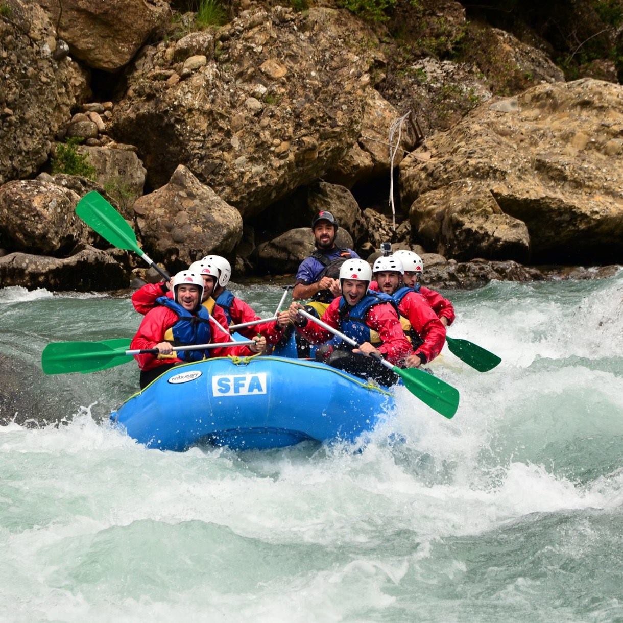 rafting