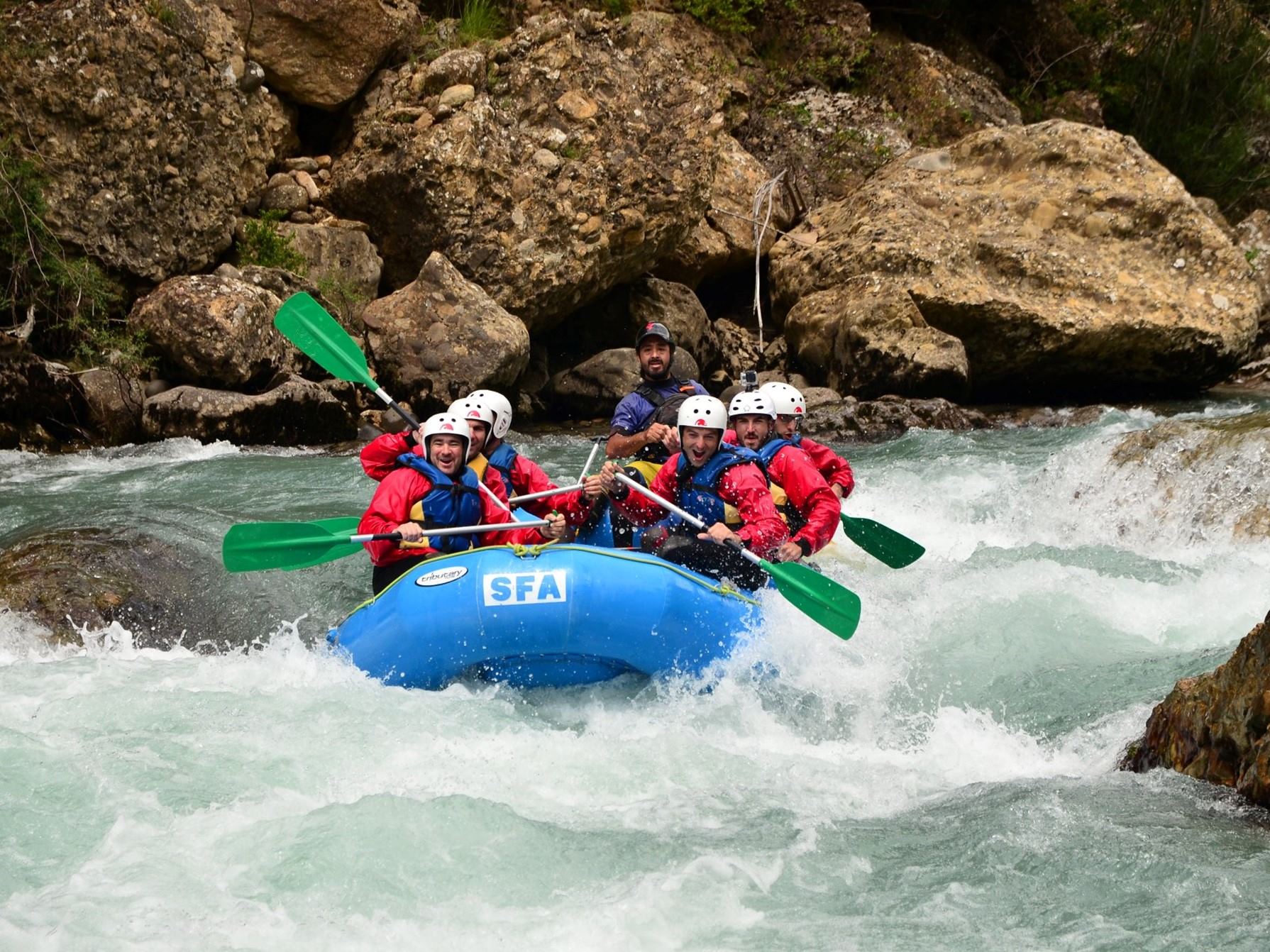 rafting